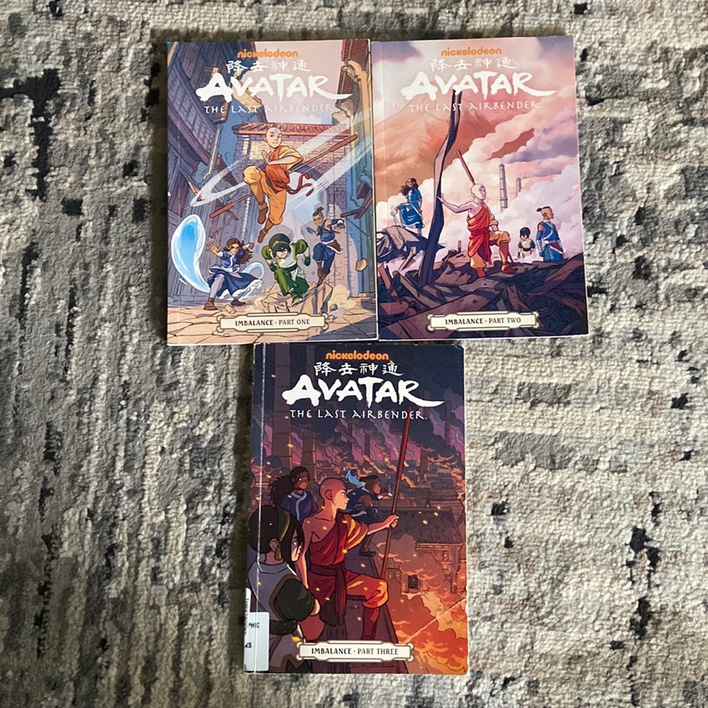 Avatar the last airbender books